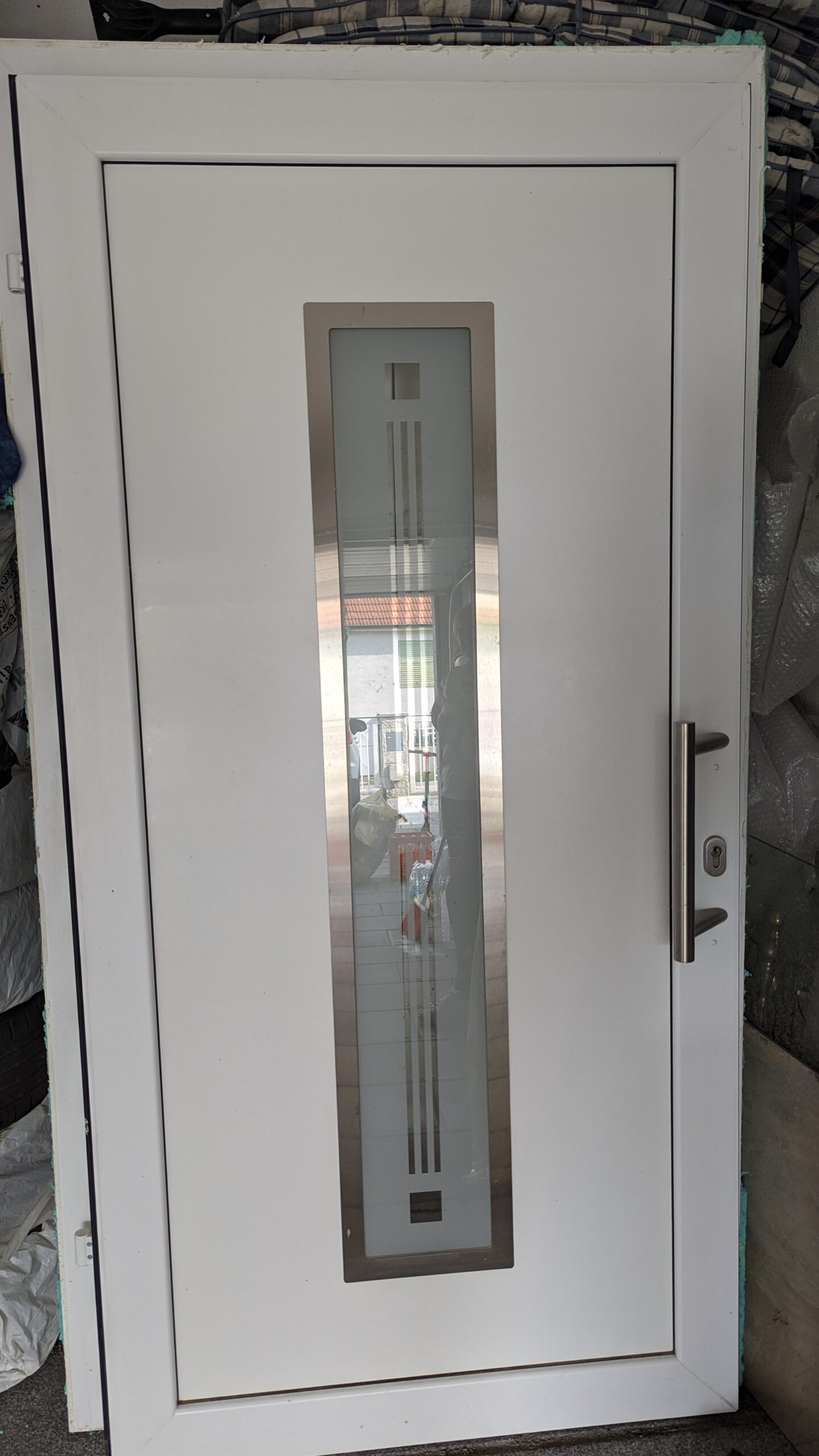 Eingangstür, Neuwertig